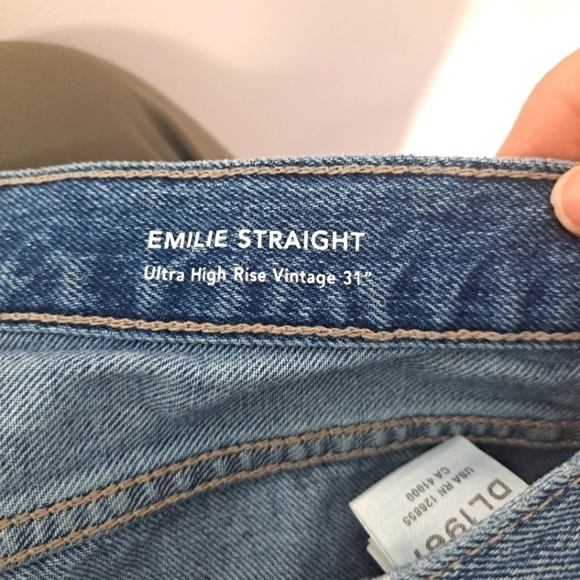 DL1961 Emilie ultra high waist straight leg vintage jeans 29 NWT - Picture 8 of 10